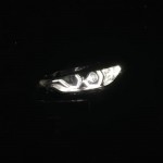 BMW F30 2012-2015 M3 GÖRÜNÜM MERCEKLİ ÇİFT U LED SİYAH FAR SETİ