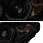 BMW F30 2012-2015 M3 GÖRÜNÜM MERCEKLİ ÇİFT U LED SİYAH FAR SETİ