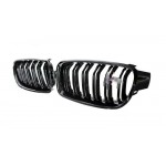 BMW F30 PARLAK SİYAH ÇİFT ŞERİT M3 PANJUR SETİ 2012-2018