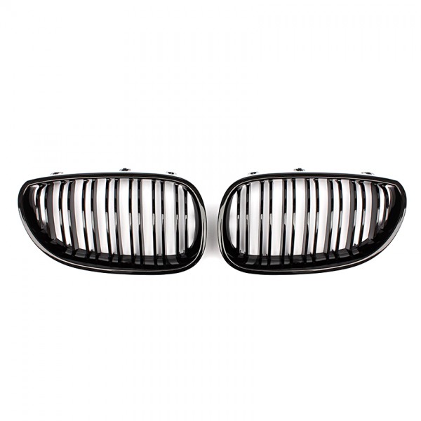 BMW 5 SERİSİ E60 ÇİFT ŞERİT PARLAK SİYAH M5 PANJUR 2003-2010