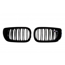 BMW E46 SEDAN PARLAK SİYAH ÇİFT ŞERİT M3 PANJUR SETİ 2002-2005
