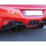 FERRARI F458 KARBONFİBER DİFÜZÖR / ARKA TAMPON ALT LİP