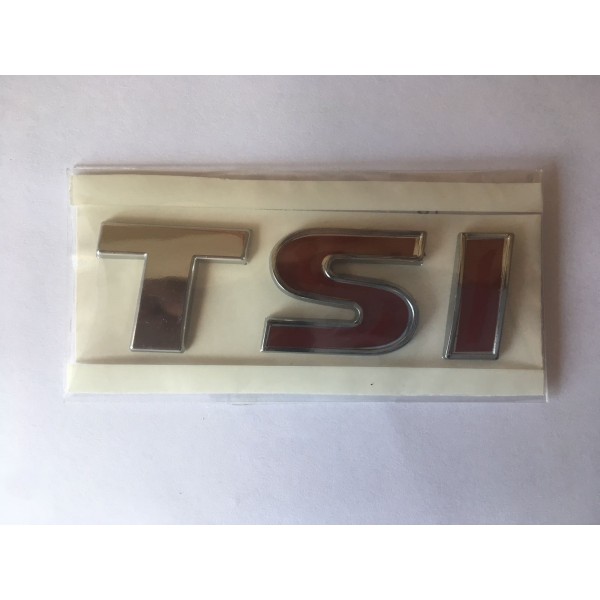 Volkswagen Golf 6-7 TSI Yazısı Büyük Çift Kırmızı 2010-2017 5K0853675N
