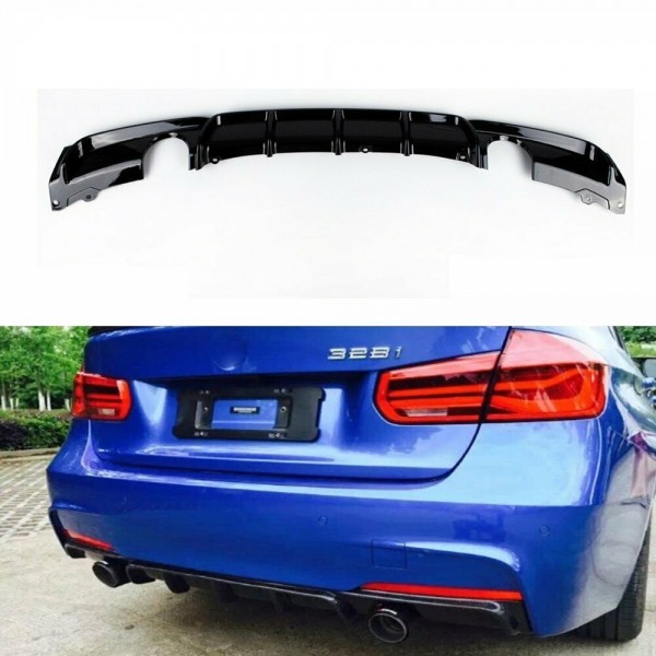 BMW F30 M PERFORMANCE SAĞ-SOL TEK ÇIKIŞ DİFÜZÖR PARLAK SİYAH BMW F30 M PERFORMANCE SAĞ-SOL TEK ÇIKIŞ DİFÜZÖR PARLAK SİYAH