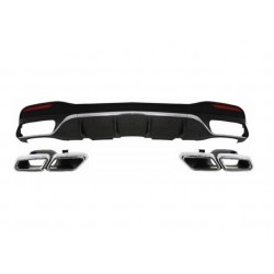 MERCEDES GLE COUPE SERİSİ C292 2015+ GLE63 AMG DİFÜZÖR + EGZOZ UÇLARI