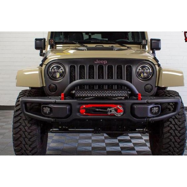 JEEP WRANGLER RUBICON JK 10. YIL ÖZEL ÜRETİM BOYNUZLU ÖN TAMPON