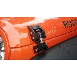 JEEP WRANGLER RUBİCON JK ÖN KAPUT MANDALI SETİ SİYAH METAL
