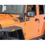 JEEP RUBİCON JK RUGGED RİDGE ÖN CAM ALTI KÖŞE KAPLAMA SETİ SİYAH