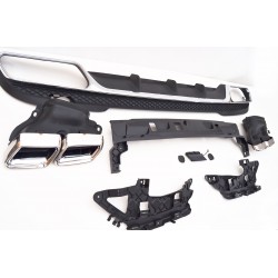 MERCEDES E SERİSİ W212 MAKYAJLI E63 AMG DİFÜZÖR + EGZOZ UÇLARI