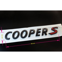 COOPER S YAZI SİYAH 