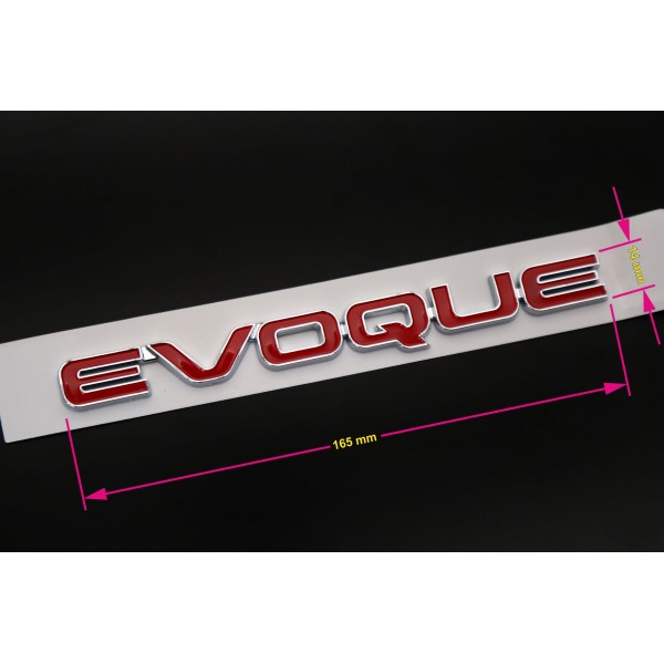 EVOQUE YAZI KIRMIZI