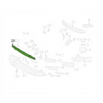 VOLVO S90 ÖN TAMPON ALT IZGARA 32227521