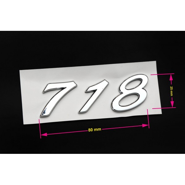 PORSCHE 718 YAZI