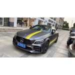 MERCEDES C SERİSİ W205 AMG-GT GÖRÜNÜM ÖN TAMPON + PANJUR 14-21