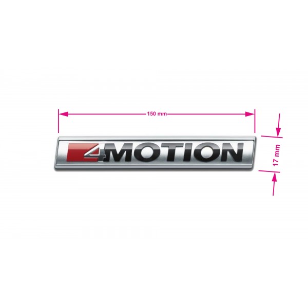VOLKSWAGEN 4 MOTION YAZI KÜÇÜK TİP