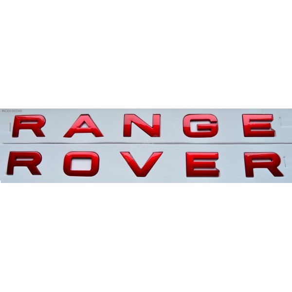 RANGE ROVER YAZI KIRMIZI