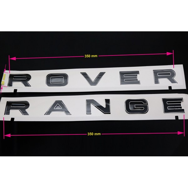 RANGE ROVER YAZI KARBON DESENLİ VOGUE 2013-
