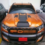 FORD RANGER T7 T8 SCOOP TİP 2 ( MAT SİYAH )