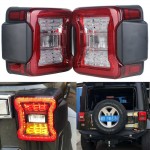 JEEP WRANGLER RUBİCON JK İÇİN 2021 JL GÖRÜNÜM STOP SETİ 2007-2017