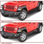 JEEP WRANGLER RUBİCON JL OFF-ROAD METAL YAN BASAMAK SETİ 2019+
