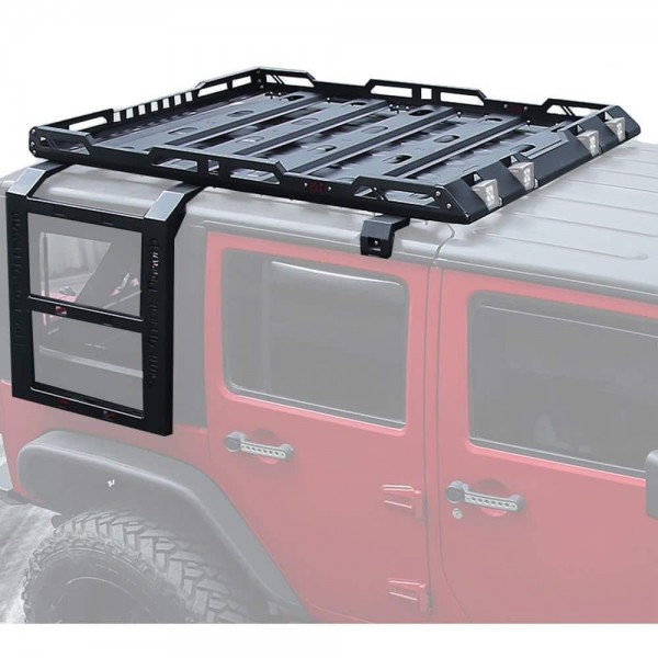 JEEP WRANGLER RUBİCON JL ARKA ÇAM ÇERÇEVESİ + TAVAN SEPETİ SETİ