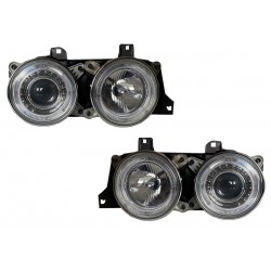 BMW 5-7 SERİSİ E32 E34 ŞEFFAF CAMLI ANGEL FAR SETİ