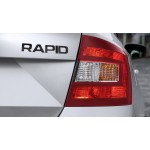 SKODA RAPID BAGAJ YAZISI SİYAH 2013-2016 5JA853687A2ZZ