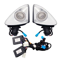 MERCEDES W223 2021+ IŞIKLI BURMESTER KÖŞE HOPARLÖR KAPAĞI SETİ 64 RENK