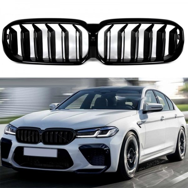 BMW 5 SERİSİ MAKYAJLI G30 LCİ M5 PİANO BLACK ÖN PANJUR 2020-2022