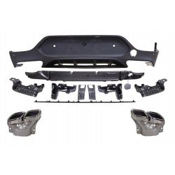 MERCEDES GLC COUPE C253 GLC63 AMG DİFÜZÖR + EGZOZ UCU 2015-2019