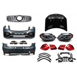 MERCEDES X166 GL İÇİN GLS63 AMG MAKYAJLAMA SETİ FULL BODY KİT