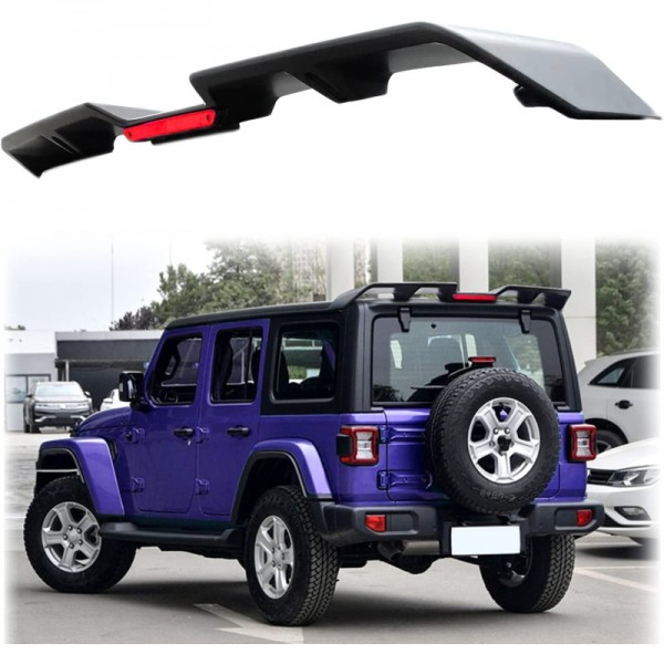JEEP WRANGLER RUBİCON JK BAGAJ ÜSTÜ LEDLİ SPOİLER 2007-2017