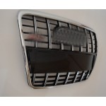 AUDI A6 UYUMLU S6 C6 ÖN PANJUR KROM-SİYAH 2005-2011