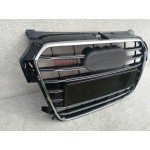 AUDİ A1 UYUMLU S1 PANJUR SİYAH-KROM 2013-2015