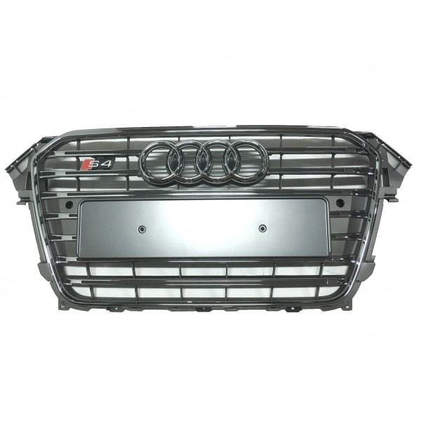 AUDİ A4 UYUMLU MAKYAJLI B8 2012-2015 S4 PANJUR GRİ-KROM