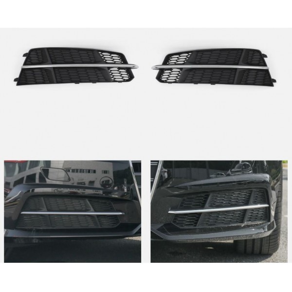 AUDI A6 UYUMLU C7 MAKYAJLI S LINE TAMPON IZGARASI SETİ 2016-2019