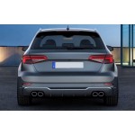 AUDI A3 UYUMLU S3 HATCHBACK DİFÜZÖR (STANDART TAMPON UYUMLU) 2017-2019