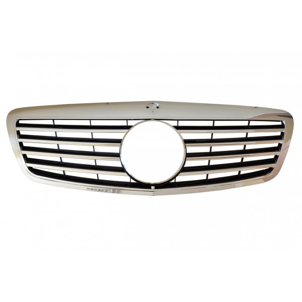 MERCEDES S SERİSİ W221 UYUMLU MAKYAJSIZ KASA LOGOLU KROM PANJUR 2006-09