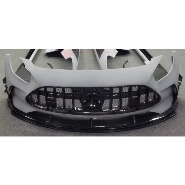 MERCEDES R190 AMG GT UYUMLU GTR BLACK SERIES ÖN TAMPON + PANJUR