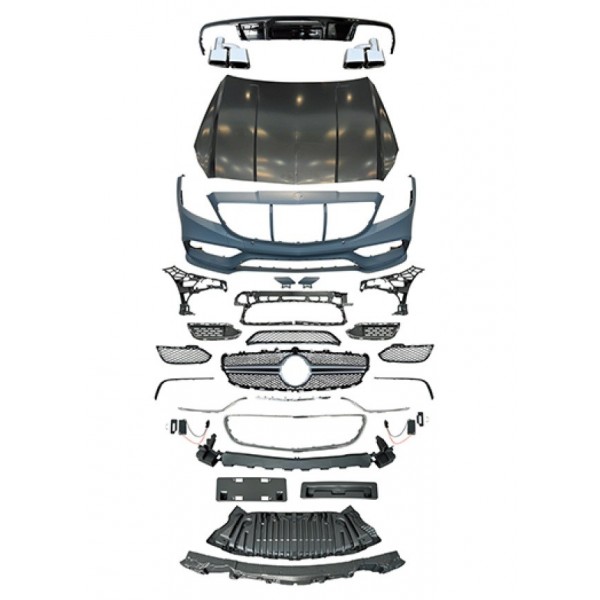 MERCEDES W218 MAKYAJLI CLS63 AMG UYUMLU BODY KIT 2011-2018(KAPUTLU)