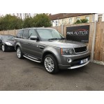 RANGE ROVER SPORT 2010-2013 GÜMÜŞ-SİYAH PANJUR+ÇAMURLUK IZGARA