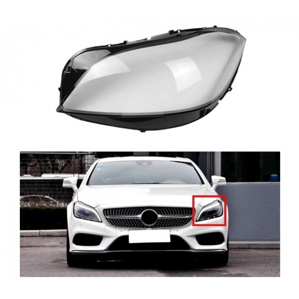 MERCEDES CLS SERİSİ W218 C218 UYUMLU FAR CAMI SOL 2015-2018