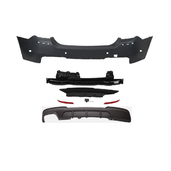 BMW 5 SERİSİ F10 UYUMLU M TECH ARKA TAMPON+DİFÜZÖR 2011-2016