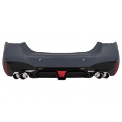 BMW F10 / F10 LCI - G30 LCI M5 UYUMLU MAKYAJLAMA ARKA TAMPON + DİFÜZÖR + EGZOZ UCU