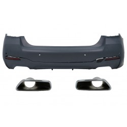 BMW F10 / F10 LCI - G30 LCI M-TECH UYUMLU MAKYAJLAMA ARKA TAMPON + DİFÜZÖR + EGZOZ UCU