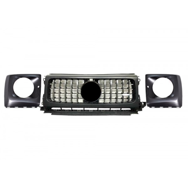 MERCEDES G SERİSİ W464 GTR PANJUR + FAR ÇERÇEVESİ 2019+ LGL