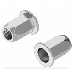 PERÇİN SOMUN M6 PULLU KÖŞELİ (10 ADET )