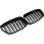 BMW 5 SERİSİ F07 GT M5 UYUMLU ÇİFT ŞERİT PARLAK SİYAH PANJUR SETİ