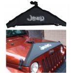JEEP WRANGLER RUBİCON JK UYUMLU KAPUT KORUMA MASKESİ JEEP LOGOLU