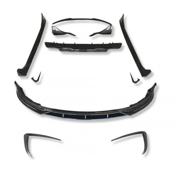 TESLA MODEL Y UYUMLU AERO BODY KİT PİANO BLACK 2021+